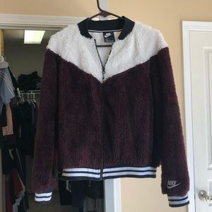 Fuzzy Nike Jacket